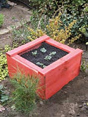 Build a strawberry planter box