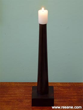 How to make a candleholder