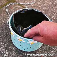 Step 12 how to make a hanging herb planter