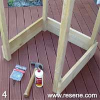 Step 4 how to build a raised compost bin