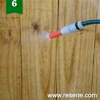 Step 2 how clean and stain a wooden fence