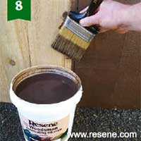 Step 4 how clean and stain a wooden fence