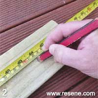 Step 2 DIY clean up of a tired deck and replacing a damaged decking plank