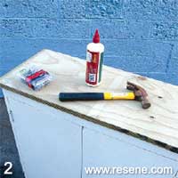 Step 2 how to make a secure storage cupboard for your garden