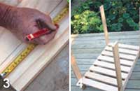Step 3 and 4  how to make a potting bench