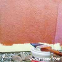 Step 7 how to decorate a wall with copper metallic paint and paint trellising