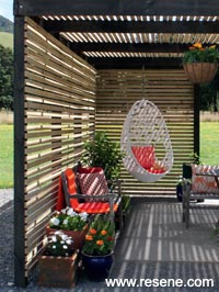 Build a outside garden pergola