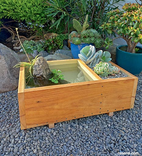 How to make a mini water feature for your garden
