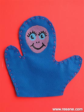 Make a glove puppet