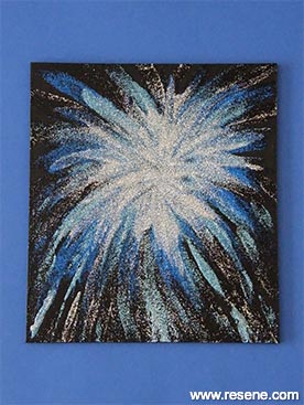 Fireworks painting