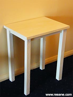 Build a particle board occasional table