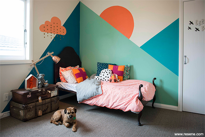 Resene colours for a delightful little boy's room