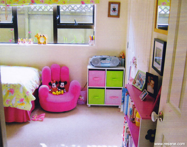 Grandaughters love their bright and happy room