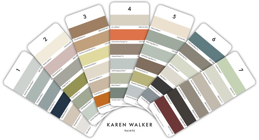 Karen Walker paint colours collection