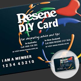 Resene DIY card - Australia
