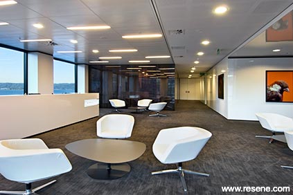 Office building seating area