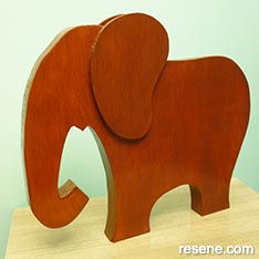 Fabulous wooden elephant toy