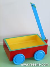Make a painted toy cart