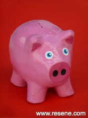 Paint a piggie money bank