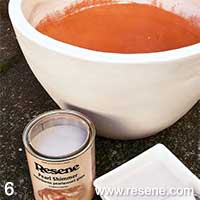 Step 6 how to turn a terracotta pot into a simple and elegant planter