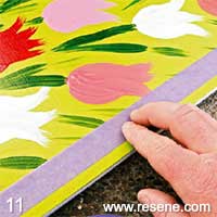 Step 11 how to paint a tulip art panel
