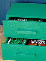 How to make green seed drawers