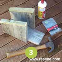Step 3 how to make a rustic birdhouse