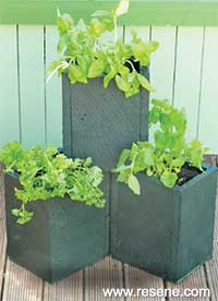 How to make stackable herb boxes