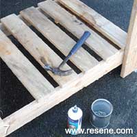 Step 7 how to make a potting bench