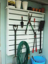 How to make a reclaimed storage rack