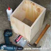 Step 3 how to build a bumblebee box