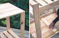 Step 5 and 6 how to make a potting bench