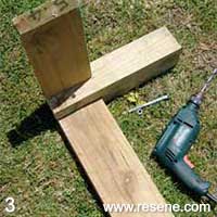 Step 3 how to make a bench screen