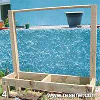 Step 4 how to make a bench screen