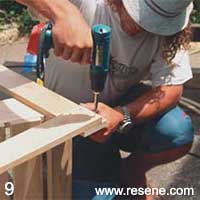 Step 1 how to build a timber seat