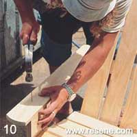 Step 2 how to build a timber seat