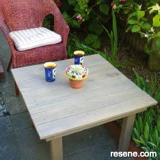 Build an outdoor coffee table
