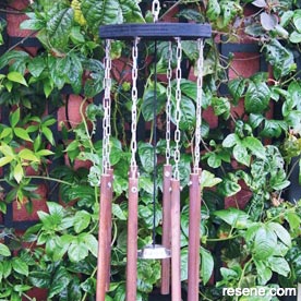 Tune up time with wind chimes