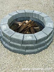 Build a fire pit or coffee table