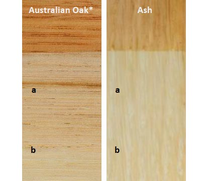 Bleaching Australian Oak and Ash