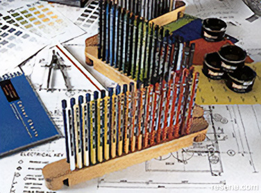 Resene Colour Match pencils, matched to Resene paint colours