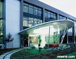 Resene paint is used in the refurbishment and new space development at Navman 