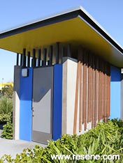 New public toilets at the William Nelson Park 
