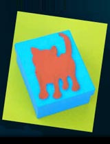 Create a cool  cat box