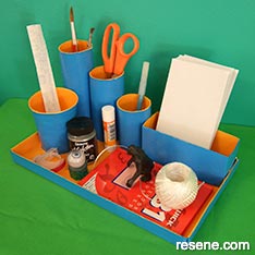 Create your own groovy desk tidy