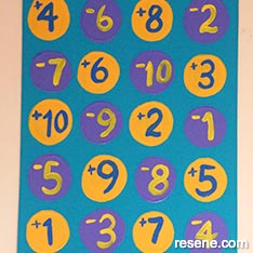Numbers game art project