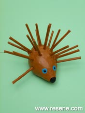 Make a prickly hedgehog