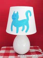 How to make a kitty lampshade