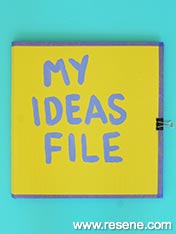 An ideas file for your projects