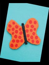 Make a butterfly wall decoration